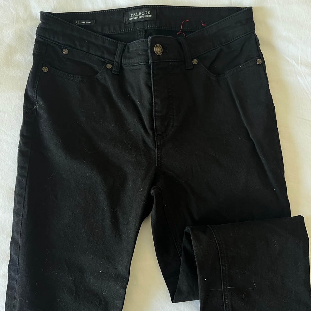 Talbots Black Skinny Jeans for Women